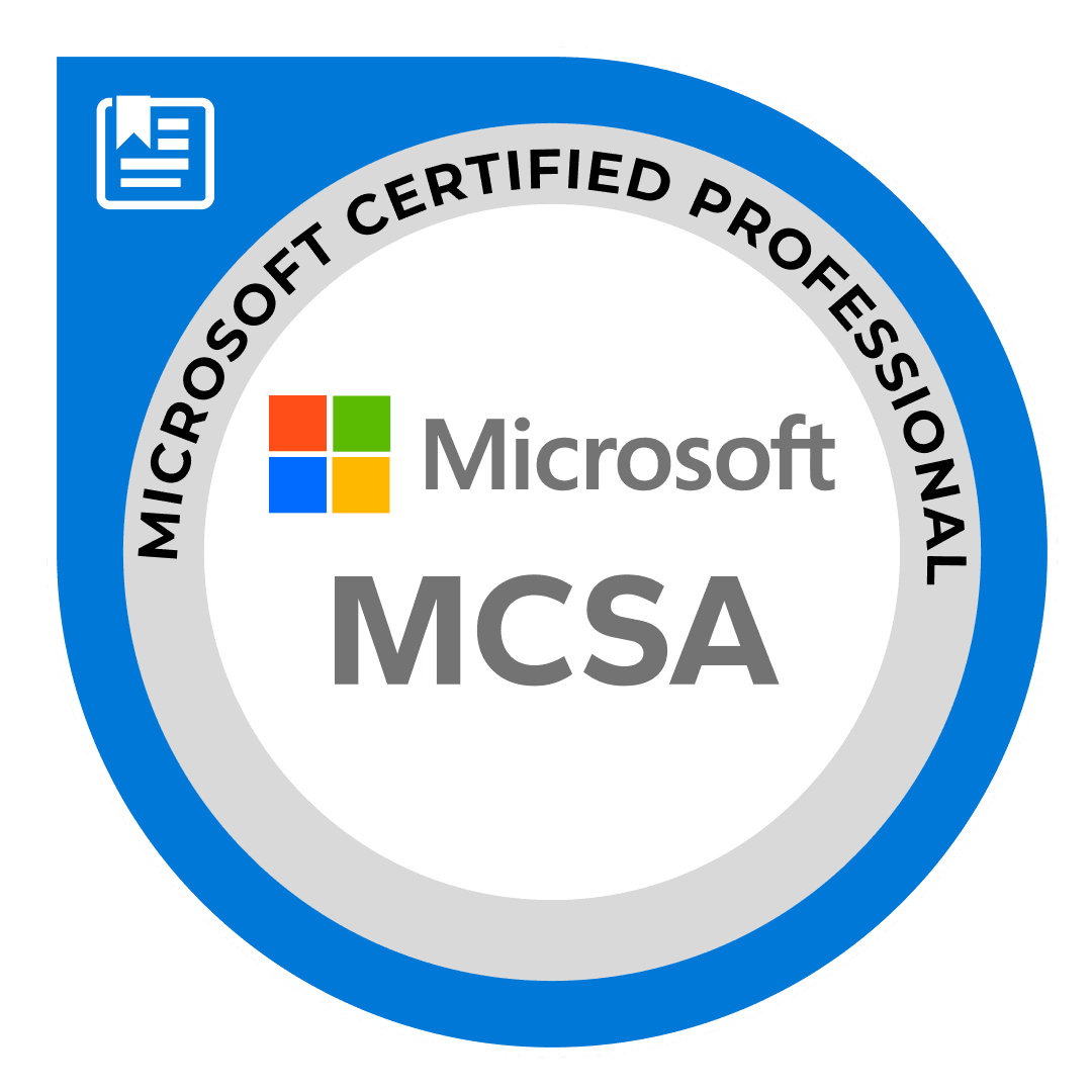 Certificação Microsoft MCSA